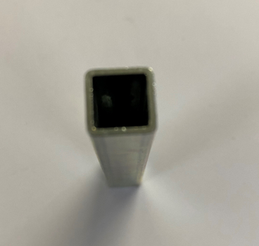 Preview: 4-Kant Verlängerung, Hülse 10x10x60mm zu Vierkant 8x8mm